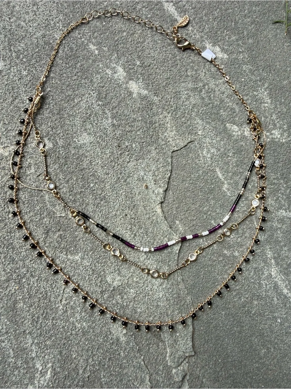 Free People look bead gold